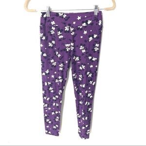 DISNEY leggings womens steamboat Mickey lularoe purple OS leggings